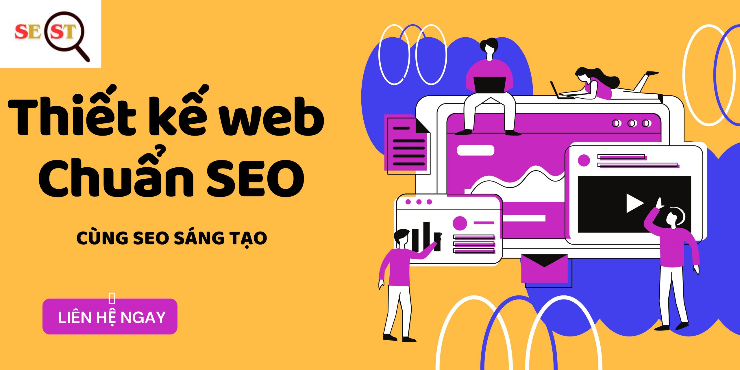 thiết kế web chuẩn seo cùng seo sáng tạo